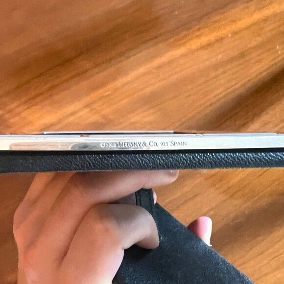 RARE Tiffany & Co. Sterling Silver Picture Frame with Engraved Leaves 4x6 - Picture 5 of 5